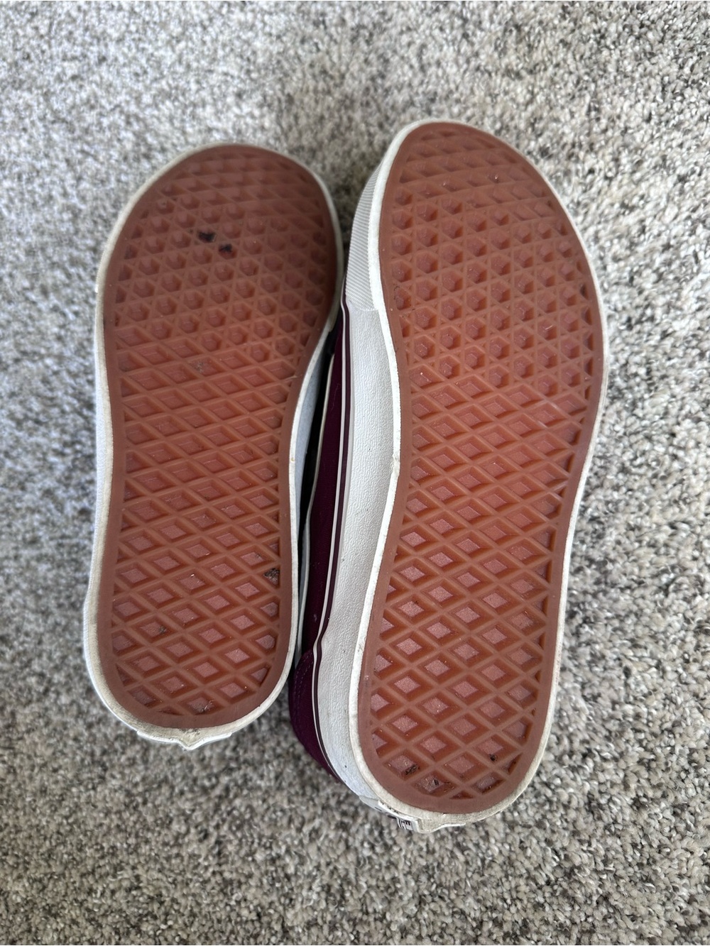 Vans Burgundy Low-Top Sneakers - Picture 7 of 7
